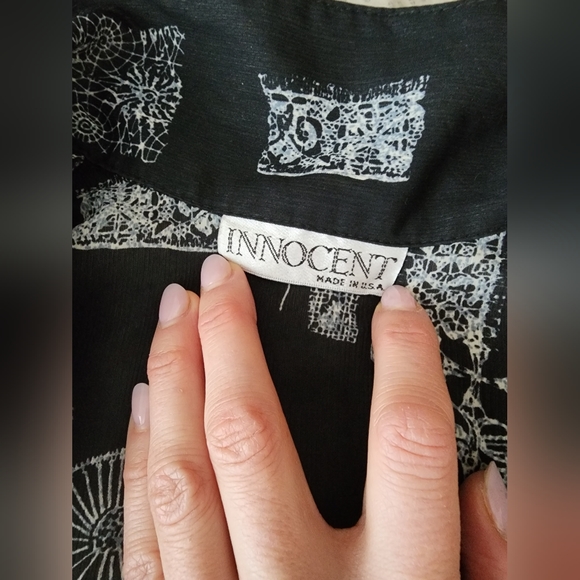 Sheer Vintage 90s Blouse - Picture 4 of 4